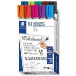 Staedtler Lumocolor whiteboard marker 351, popisovač na bílé tabule, kulatý hrot sada 10ks – Zbozi.Blesk.cz