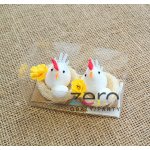 Kuřátko v hnízdě velikonoční 5 cm 2 ks bílá/bílá – Zboží Dáma