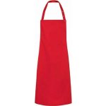 Karlowsky Zástěra Santorini s nastavitelným páskem laclu s druky 215 g/m červená klasická 75x95 cm KY072 – Hledejceny.cz