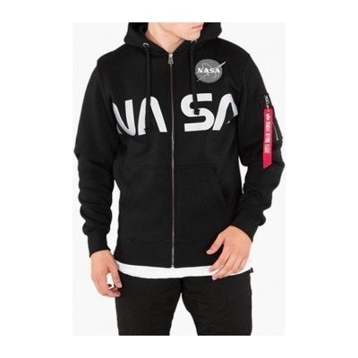 alpha industries nasa zip hoody