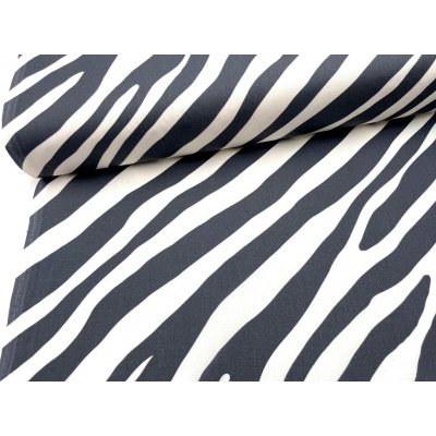 Mirtex Plátno DOMESTIK 145/27262-2 Zebra šíře 220cm Zbytková metráž – Zboží Mobilmania