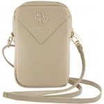 Guess PU Grained 4G Metal Logo se Zipem Gold – Zboží Mobilmania