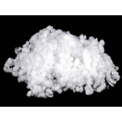 Kuličky z dutého vlákna VÝPLŇ bělená 1 kg - bílá – Hledejceny.cz