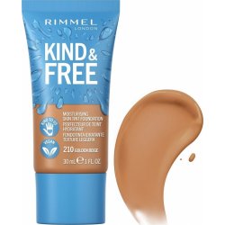 Rimmel London Kind & Free Moisturising Skin Tint Foundation hydratační make-up 210 Golden Beige 30 ml