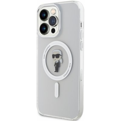 Pouzdro Karl Lagerfeld IML Ikonik MagSafe iPhone 15 Pro Max čiré – Zboží Mobilmania