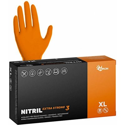 Espeon NITRIL EXTRA STRONG3 100 ks oranžové – HobbyKompas.cz