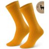 Dámské ponožky ALPACA 50% 044 Žlutá