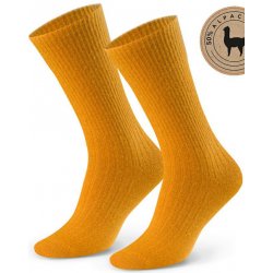 Dámské ponožky ALPACA 50% 044 Žlutá