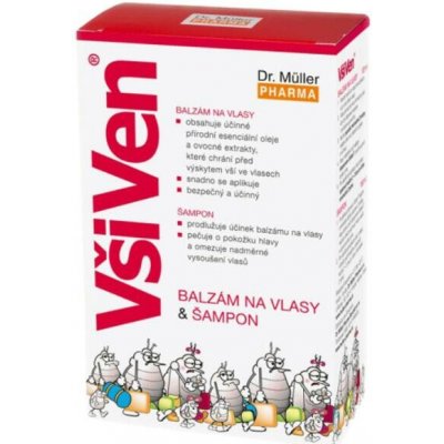 Dr. Müller Pharma Všiven balzám na vlasy a šampon 150+150 ml – Sleviste.cz