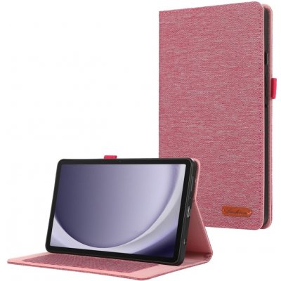 Protemio Fabric Zaklápěcí obal pro Samsung Galaxy Tab A9+ 66303 růžový – Zboží Mobilmania