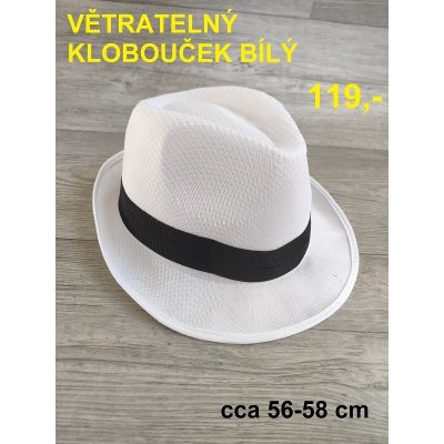 Větratelný klobouček bílý – Zboží Dáma