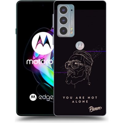Pouzdro Picasee silikonové Motorola Edge 20 - You are not alone černé