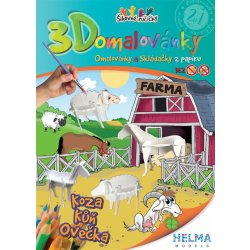 3D omalovánka Farma