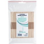 Sibel dřevěné špachtle 11cm, na obličej 50 ks – Zboží Dáma