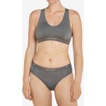 Icebreaker merino Wmns 125 Cool-Lite Sprite Racerback Bra, Gritstone Heather – Zboží Dáma