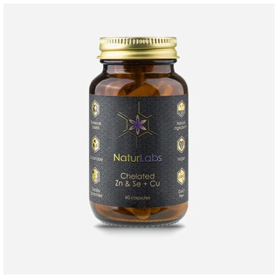 NaturLabs Zinek a Selen chelátové + Měď 60 kapslí – Hledejceny.cz