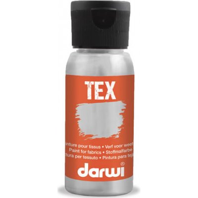Darwi Tex barva na textil Šedá 50 ml