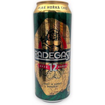 Radegast Ryze hořká 12° 5,1% 0,5 l (plech)