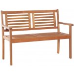 VidaXL 2místná zahradní lavice 120 cm masivní eukalyptus – Sleviste.cz
