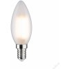 Žárovka Paulmann LED svíčka 6,5 W E14 mat teplá bílá