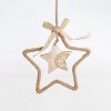 Vánoční dekorace Eurolamp vánoční dekorace závěsná hvězda 27 x 15 x 0,5 cm 1 ks