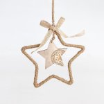 Eurolamp vánoční dekorace závěsná hvězda 27 x 15 x 0,5 cm 1 ks – Hledejceny.cz