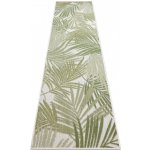 Dywany Luszczow Sisal Sion palmové listy tropický 2837 ecru / zelená – Zboží Mobilmania