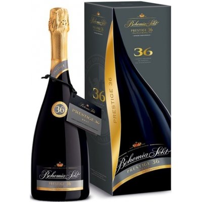 Bohemia Sekt Prestige 36 brut suché 12,5% 0,75 l (kazeta) – Sleviste.cz