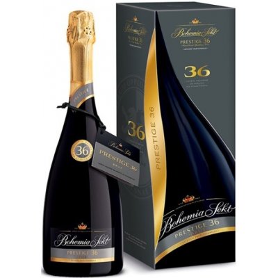 Bohemia Sekt Prestige 36 brut šumivé suché 12,5% 0,75 l (kazeta) – Hledejceny.cz