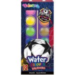 Colorino vodové barvy Fotbal se štětcem 12 barev – Zboží Dáma