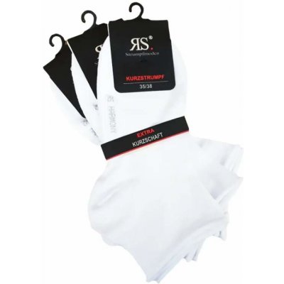 RS dámské zdravotní kotníkové ponožky bez gumiček 3 páry Bílá – Sleviste.cz