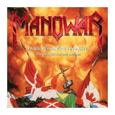 Manowar - Black Wind, Fire & Steel - Atlantic Albums 1987-1992 CD – Zboží Mobilmania