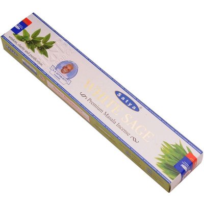 Satya White Sage Premium indické vonné tyčinky 15 g – Hledejceny.cz