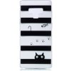Pouzdro a kryt na mobilní telefon Pouzdro JustKing plastové kočka s pruhy Samsung Galaxy Note 9 - čiré