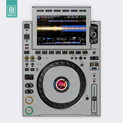 Doto Design Skin CDJ 3000X FULL COLORS Nardo Grey – Zboží Živě