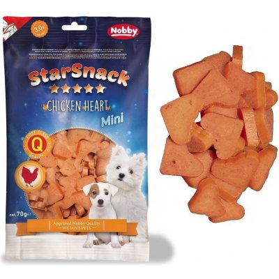 Nobby StarSnack Mini Soft Chicken Heart kuřecí 70 g – Zboží Mobilmania