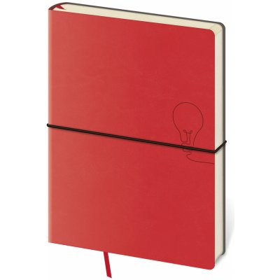 Helma 365 Linkovaný zápisník Flexio A5 L Red – Zbozi.Blesk.cz