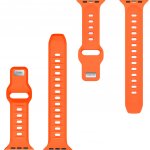 CubeNest Premium Silikon Sport na Apple Watch 42/44/45/Ultra 49 mm oranžový B01R001LOR – Sleviste.cz