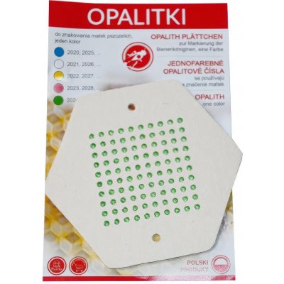 JaHan Opalitové značky 1-100 PL Zelená – Zboží Dáma