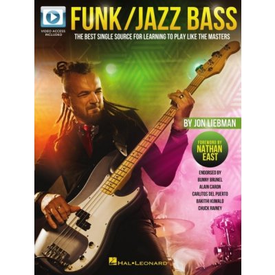 Funk/Jazz Bass učebnice pro hraní Masters forw