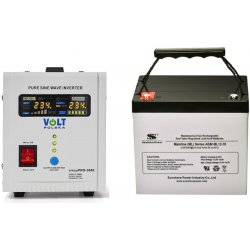 VSelektro záložní zdroj 350W sinusPRO-500E + AKU 70Ah