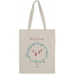 GREEN GATE Bavlněná taška Maude white fialová bílá textil – Zboží Dáma