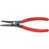 Kleště kulaté KNIPEX - Kleště precizní, na pojistné kroužky Ø 3-10mm - vnitřní - 140mm, velké opěrné plochy na hrotech (4931A0)