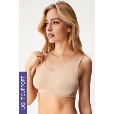 Astratex podprsenka Bamboo Nature Bralette béžová – Zboží Dáma