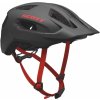 Cyklistická helma SCOTT SUPRA dark grey/red 2023