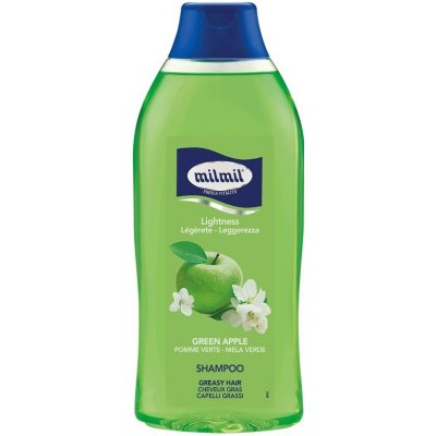 Mil Mil Green Apple šampon s vůní zeleného jablka pro mastné vlasy 750 ml