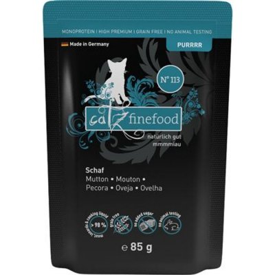 Catz finefood CF Purr No.113 se skopovým masem 85 g – Sleviste.cz