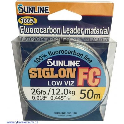 SUNLINE Fluorocarbon SIGLON FC 50 m 0,445 mm 12 kg