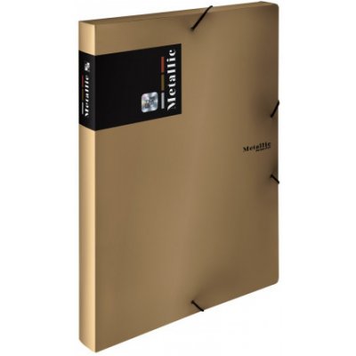 Karton P+P Krabice PP s gumou A4 Metallic měděná – Hledejceny.cz