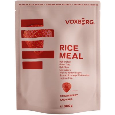 Voxberg Rice Meal jahoda-chia 600 g – Sleviste.cz